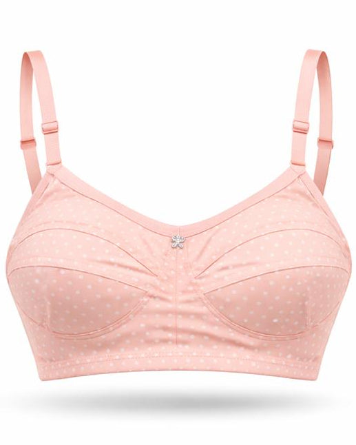 Cotton Dot Comfort Bra