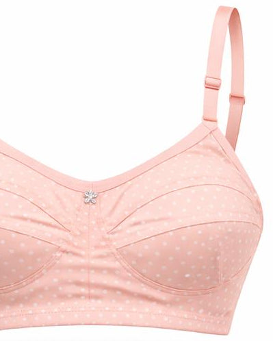 Cotton Dot Comfort Bra