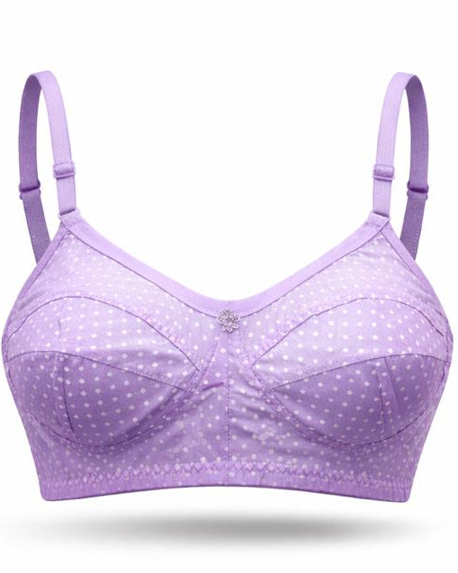 Cotton Dot Comfort Bra