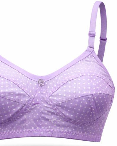 Cotton Dot Comfort Bra
