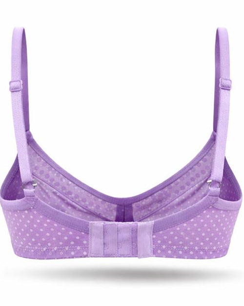 Cotton Dot Comfort Bra