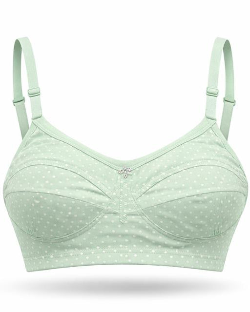 Cotton Dot Comfort Bra