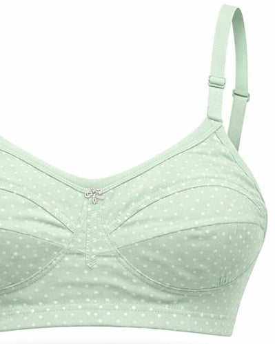Cotton Dot Comfort Bra
