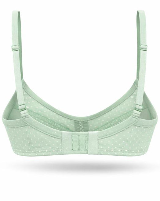 Cotton Dot Comfort Bra