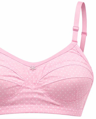 Cotton Dot Comfort Bra