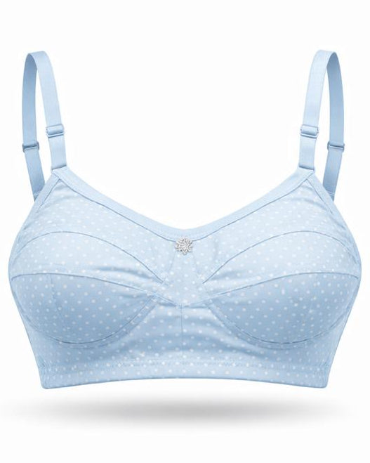 Cotton Dot Comfort Bra
