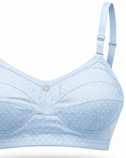Cotton Dot Comfort Bra