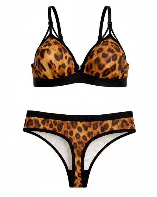 Leopard Luxury Lingerie Set