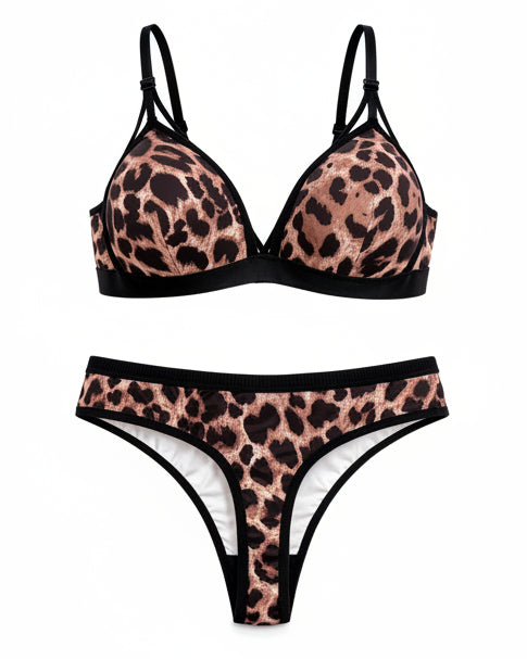 Leopard Luxury Lingerie Set