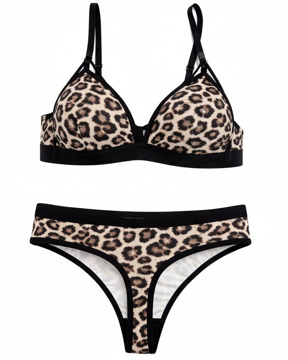 Leopard Luxury Lingerie Set