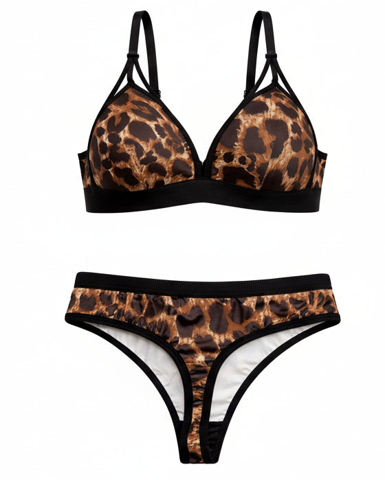 Leopard Luxury Lingerie Set