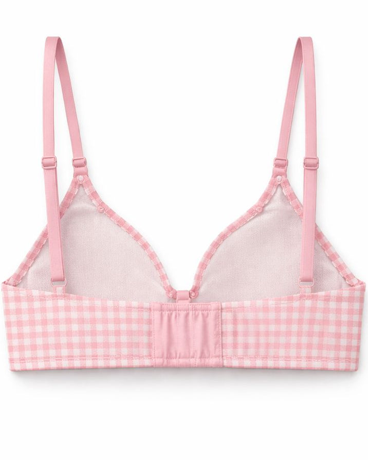 Chequered Light Paded Bra