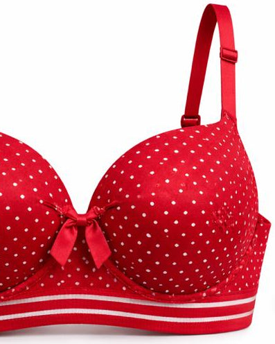 Classic Dotted Padded Bra